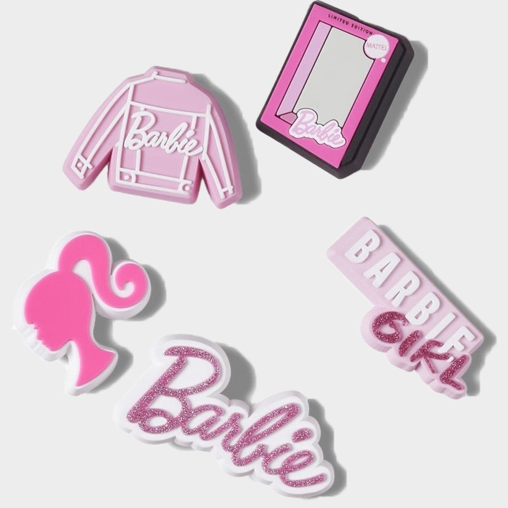 CROCS Barbie Jibbitz Charm 5 pack NWT